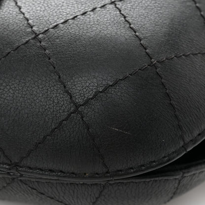 Chanel Calfskin Quilted Small Gabrielle Bucket Black 11 of 12