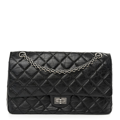 Chanel Aged Calfskin Quilted 2.55 Reissue 226 Flap Black 1 of 12