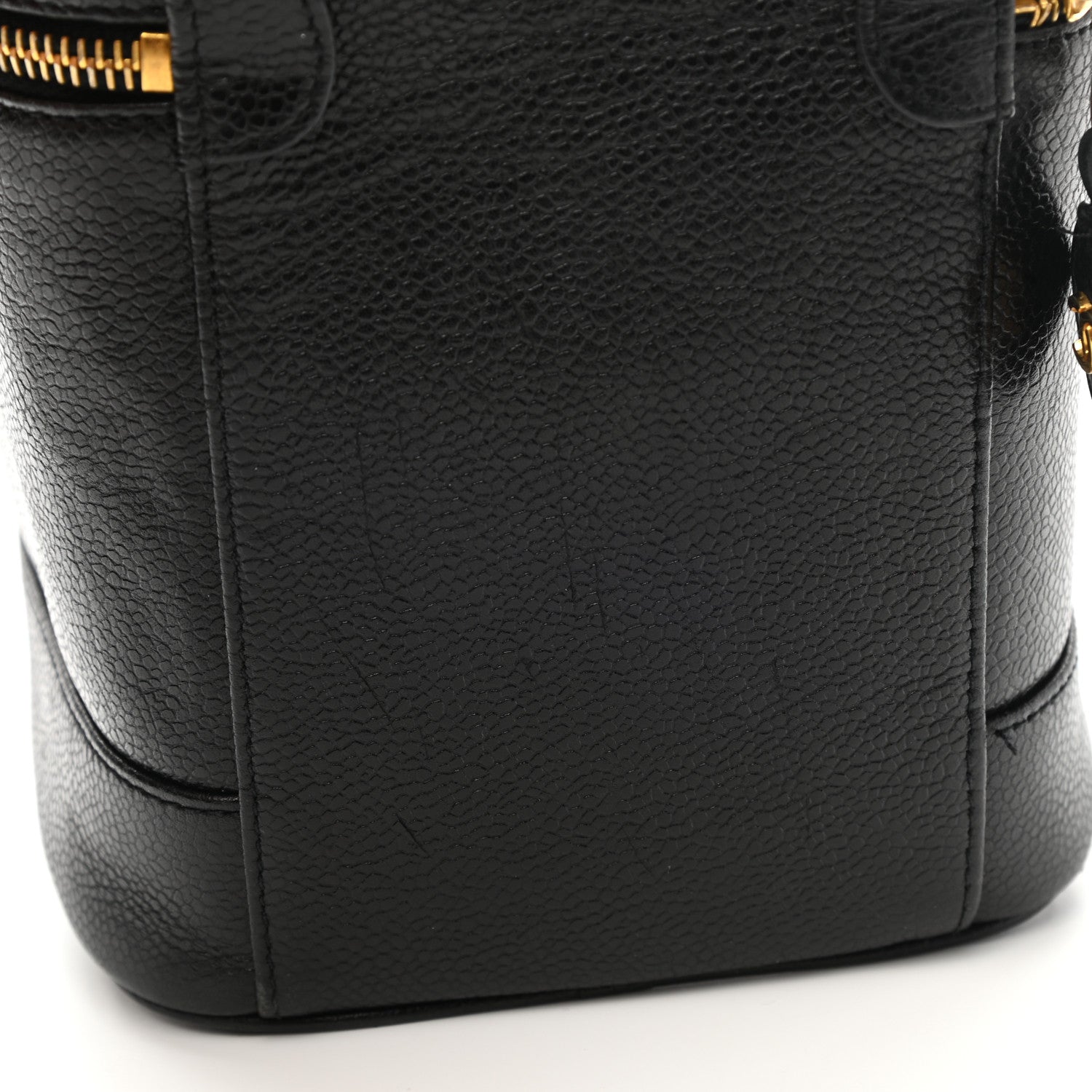 Chanel Caviar Vanity Cosmetic Case Black 13 of 13