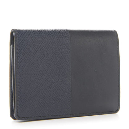 Hermes Epsom Sombrero Mini Manhattan Wallet Bleu Obscur Bleu Indigo 3 of 9
