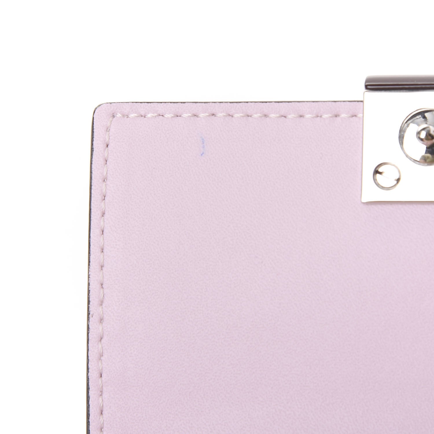 Fendi Vitello Liberty Studded Fold Over Card Holder Peonia 10 of 10