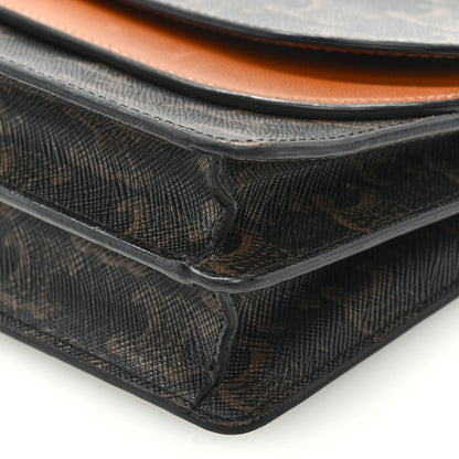 Celine Triomphe Canvas Lambskin Wallet On Strap Tan 7 of 7