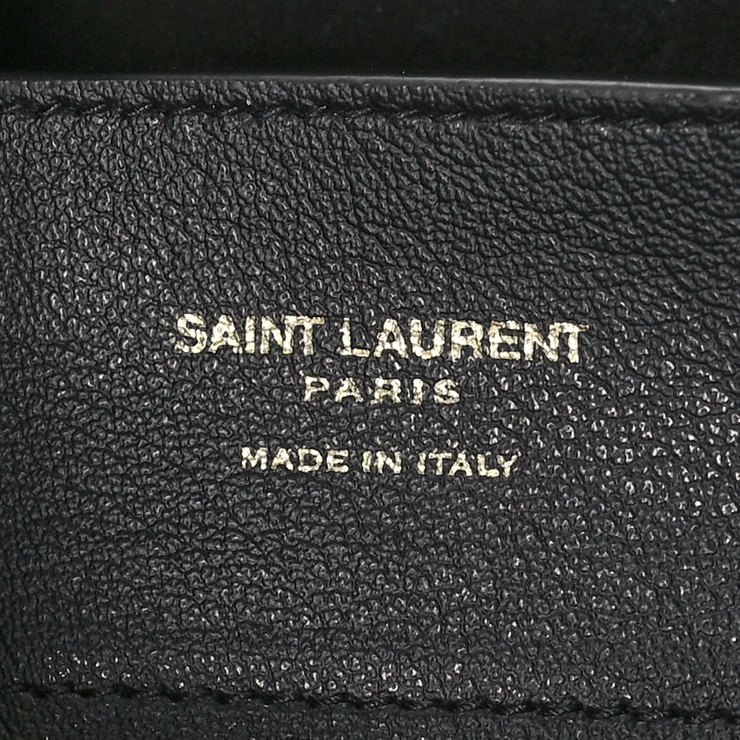 Calfskin Large Shopping Tote Black