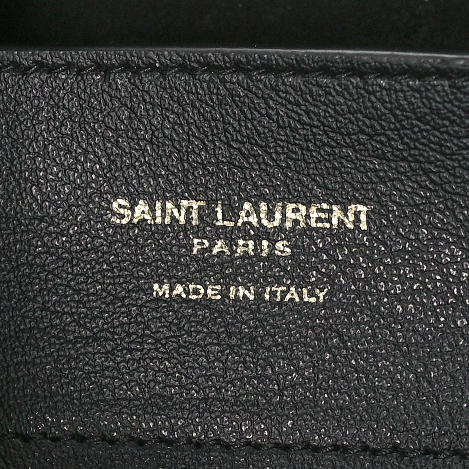 Saint Laurent Calfskin Large Shopping Tote Black 7 of 11
