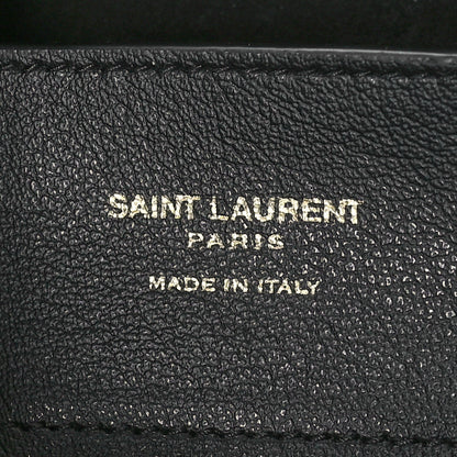 Saint Laurent Calfskin Large Shopping Tote Black 7 of 11