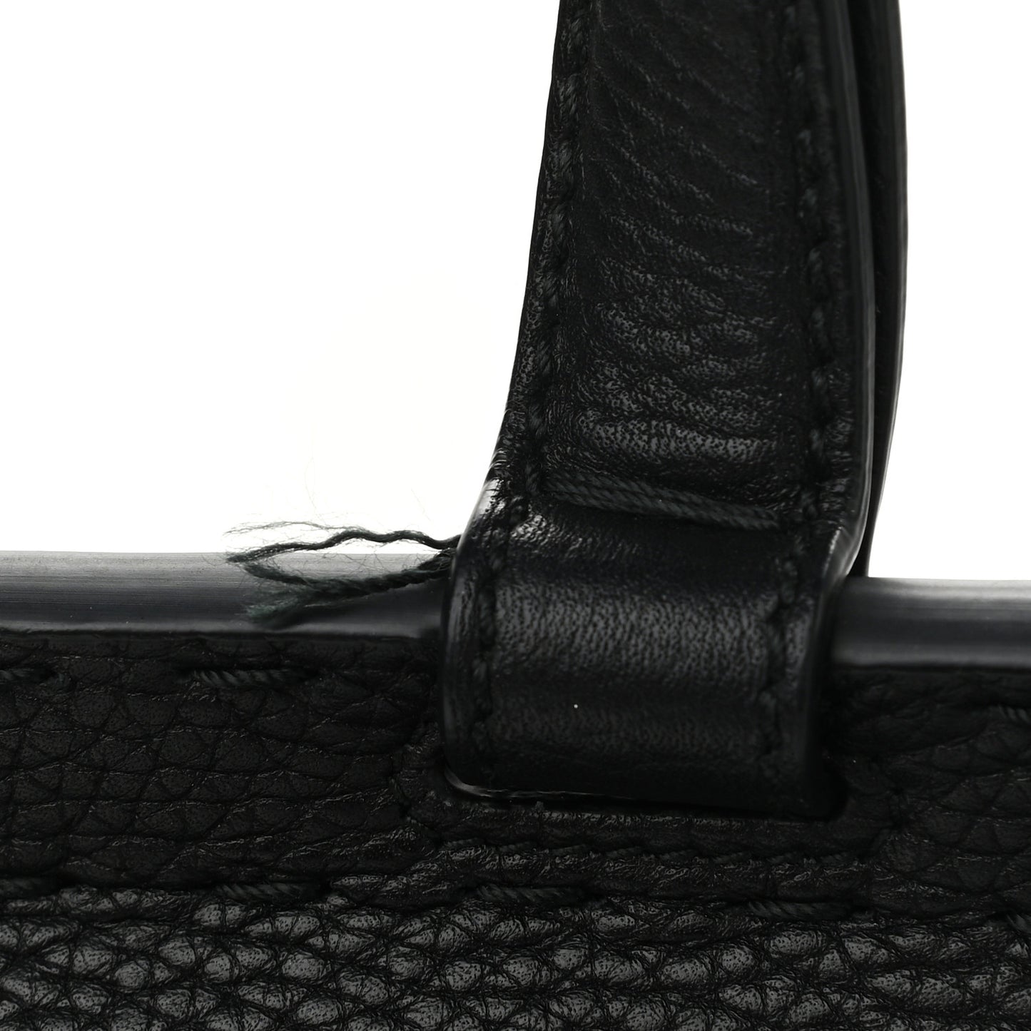 Calfskin Medium GG Marmont Top Handle Bag Black