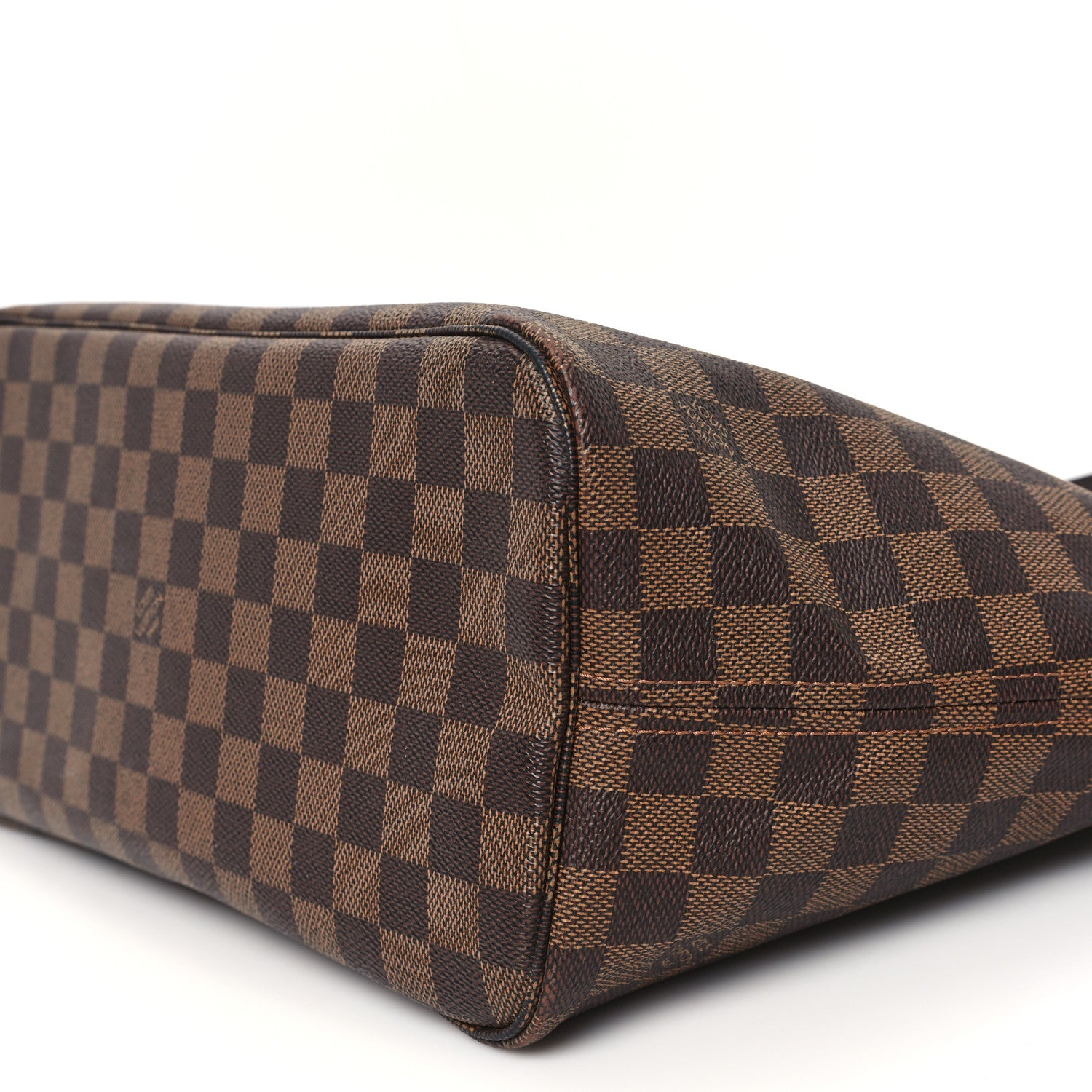 Louis Vuitton Damier Ebene Neo Neverfull MM Rose Ballerine 10 of 11