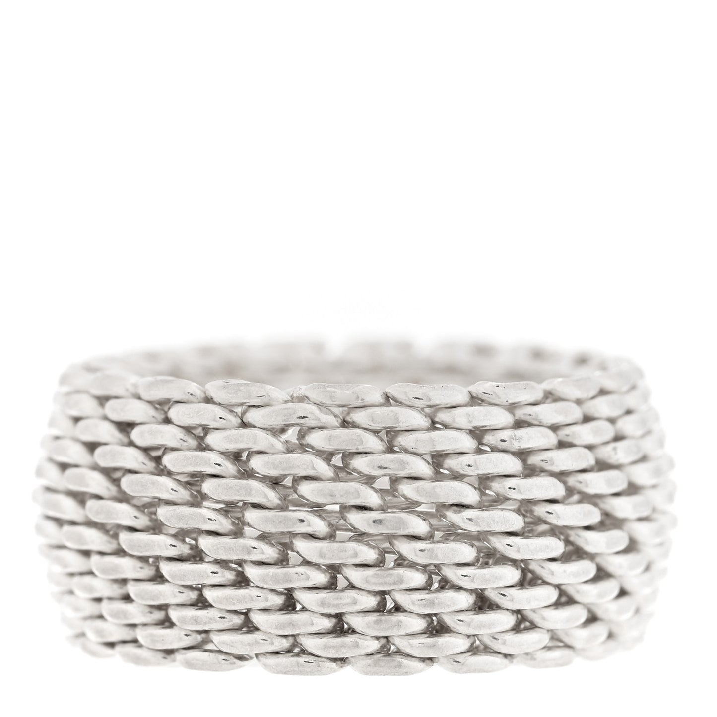 Sterling Silver Somerset Mesh Ring 52 6