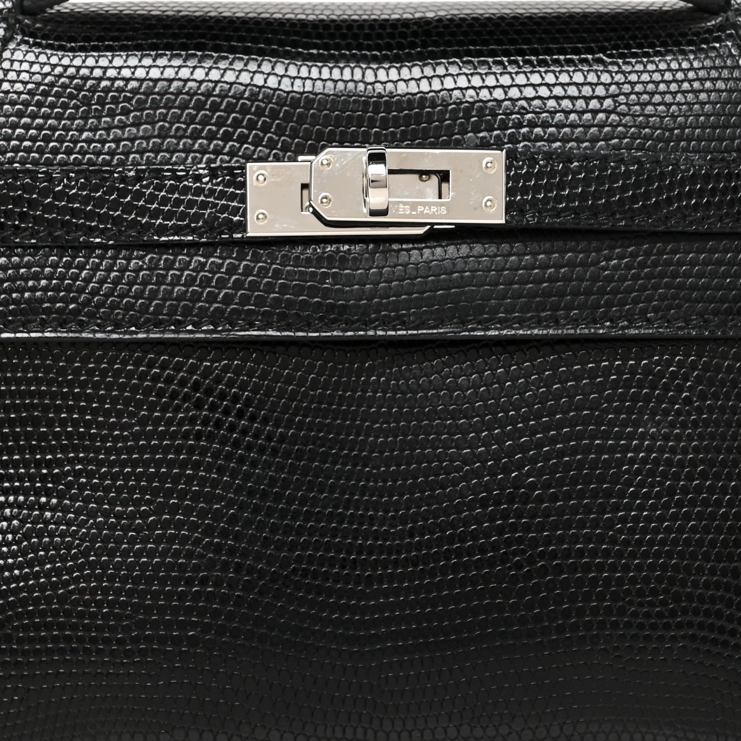 Lizard Kelly Pochette Clutch Black