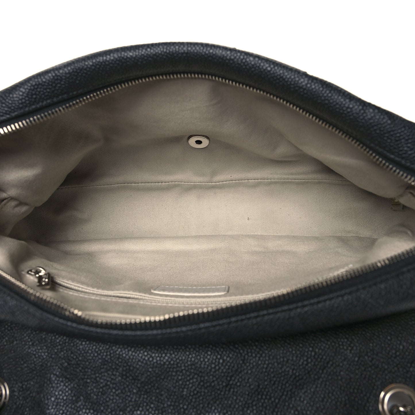 Caviar Quilted Jumbo Easy Flap Black