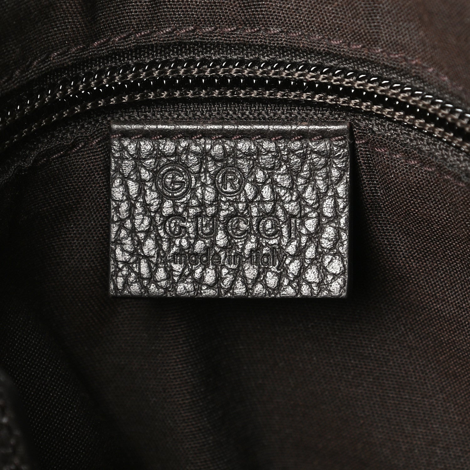 Gucci Crystal Monogram Flat Messenger Bag Dark Brown 6 of 12