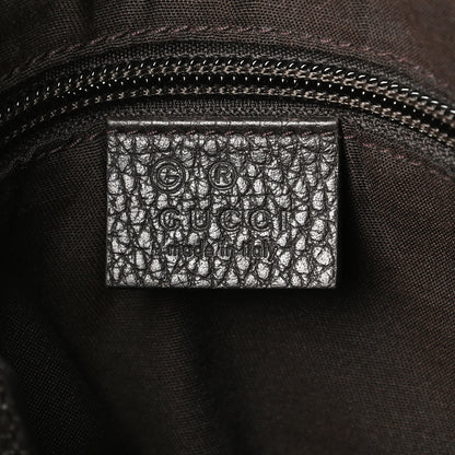 Gucci Crystal Monogram Flat Messenger Bag Dark Brown 6 of 12