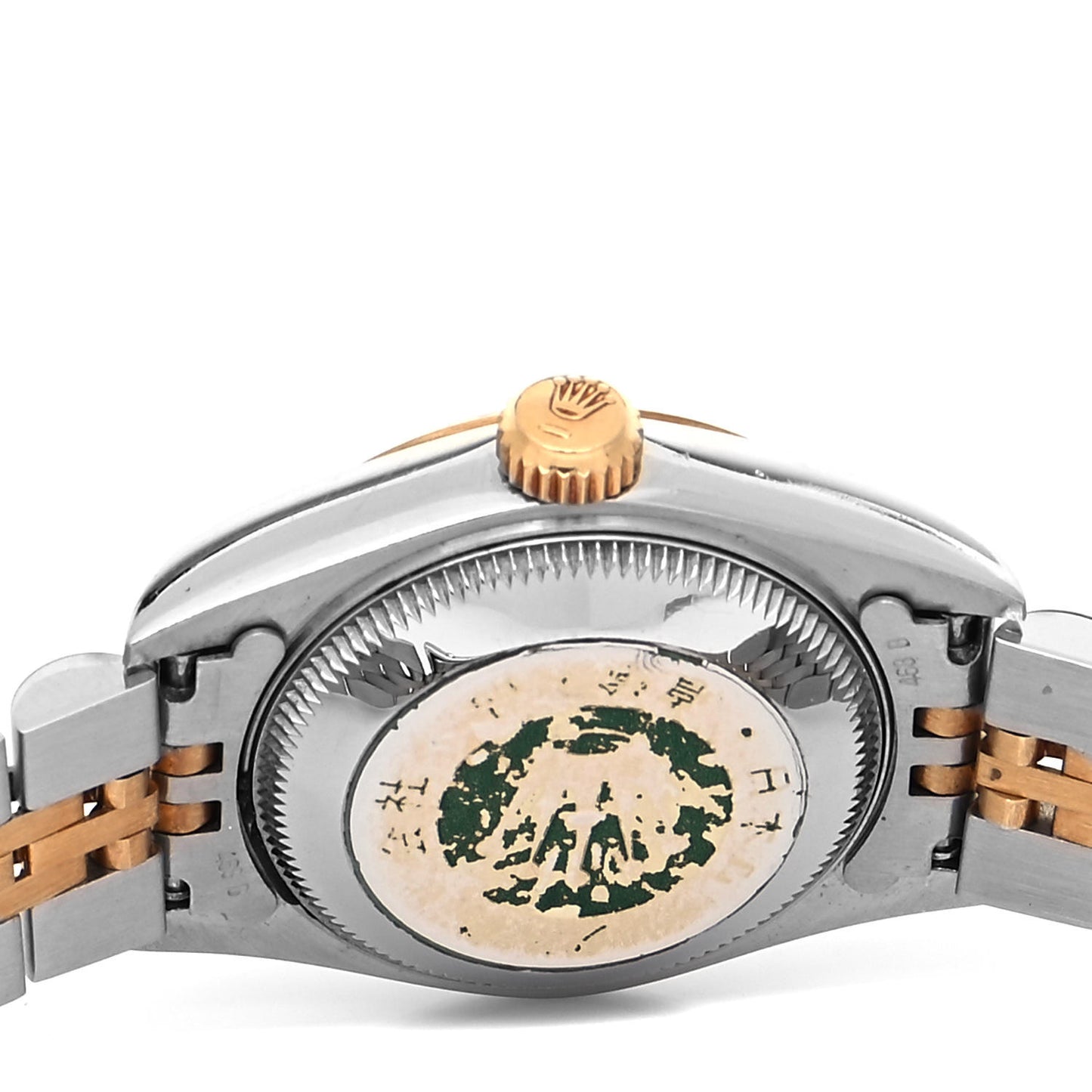 Stainless Steel 18K Yellow Gold Diamond 26mm Oyster Perpetual Datejust Watch White Jubilee 69173