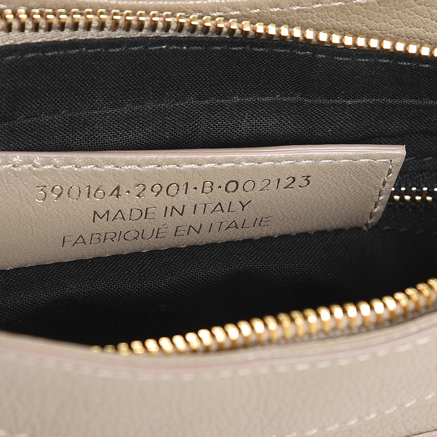 Balenciaga Chevre Gold Metallic Edge Hardware Hip Beige Latte 8 of 8