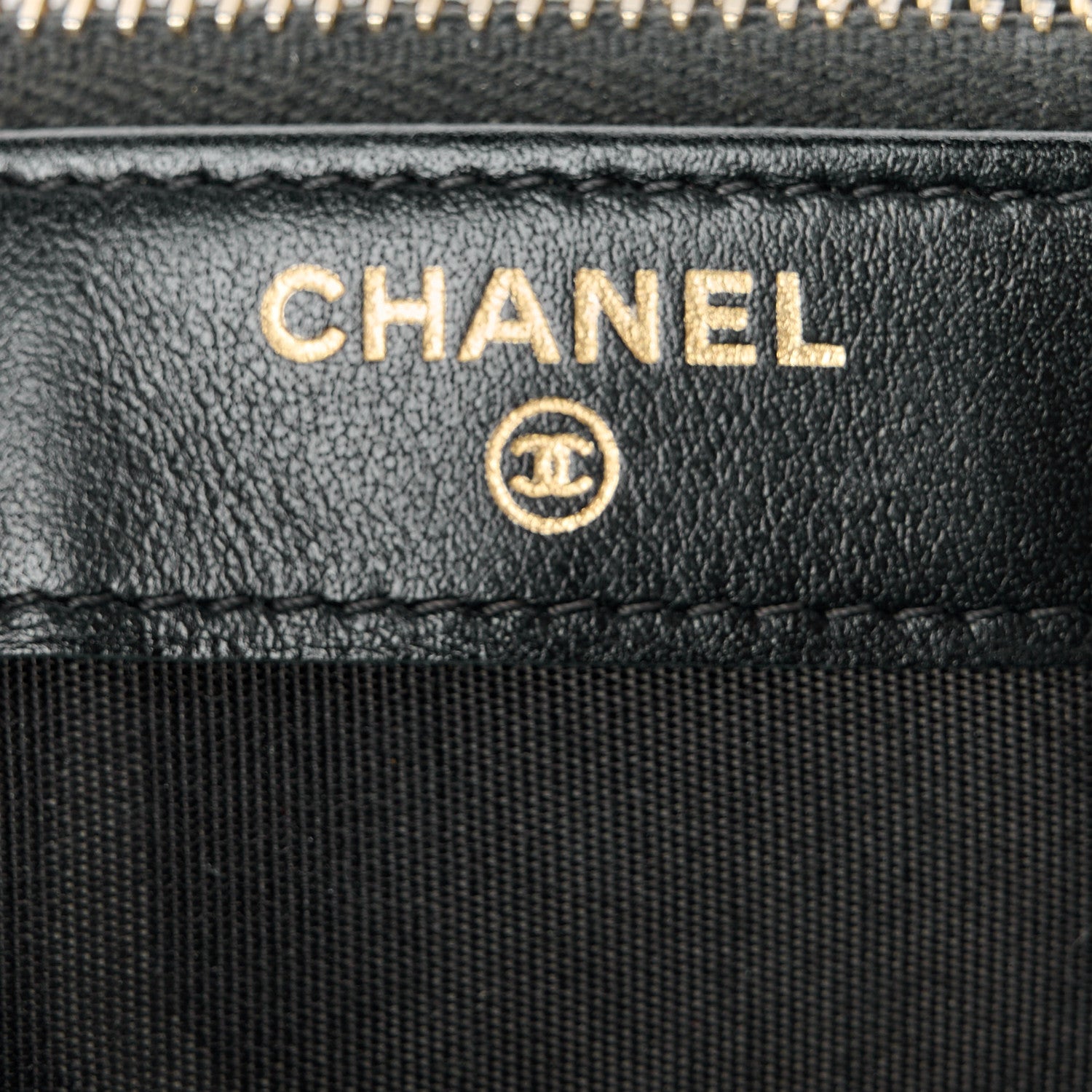 Chanel Caviar Chevron Small Boy Clutch With Chain Black 8 of 14