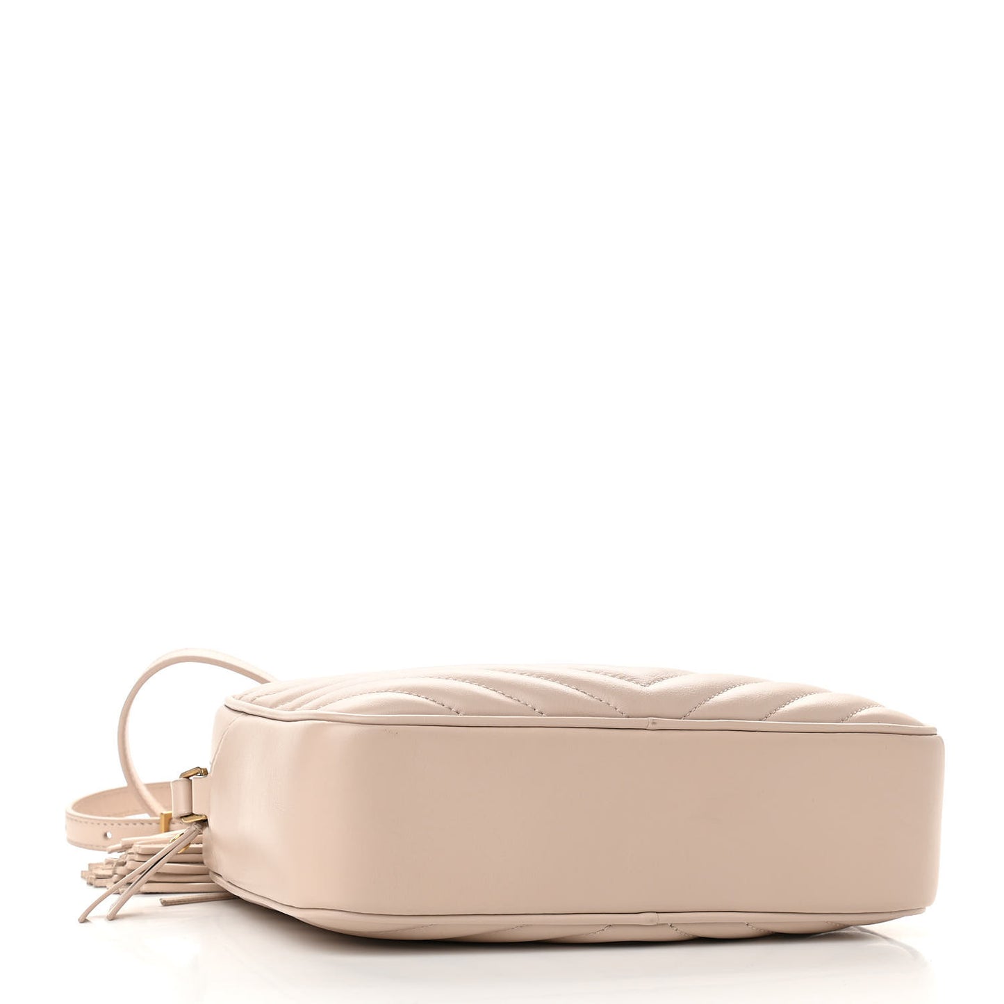 Calfskin Matelasse Monogram Lou Camera Bag Nude Powder