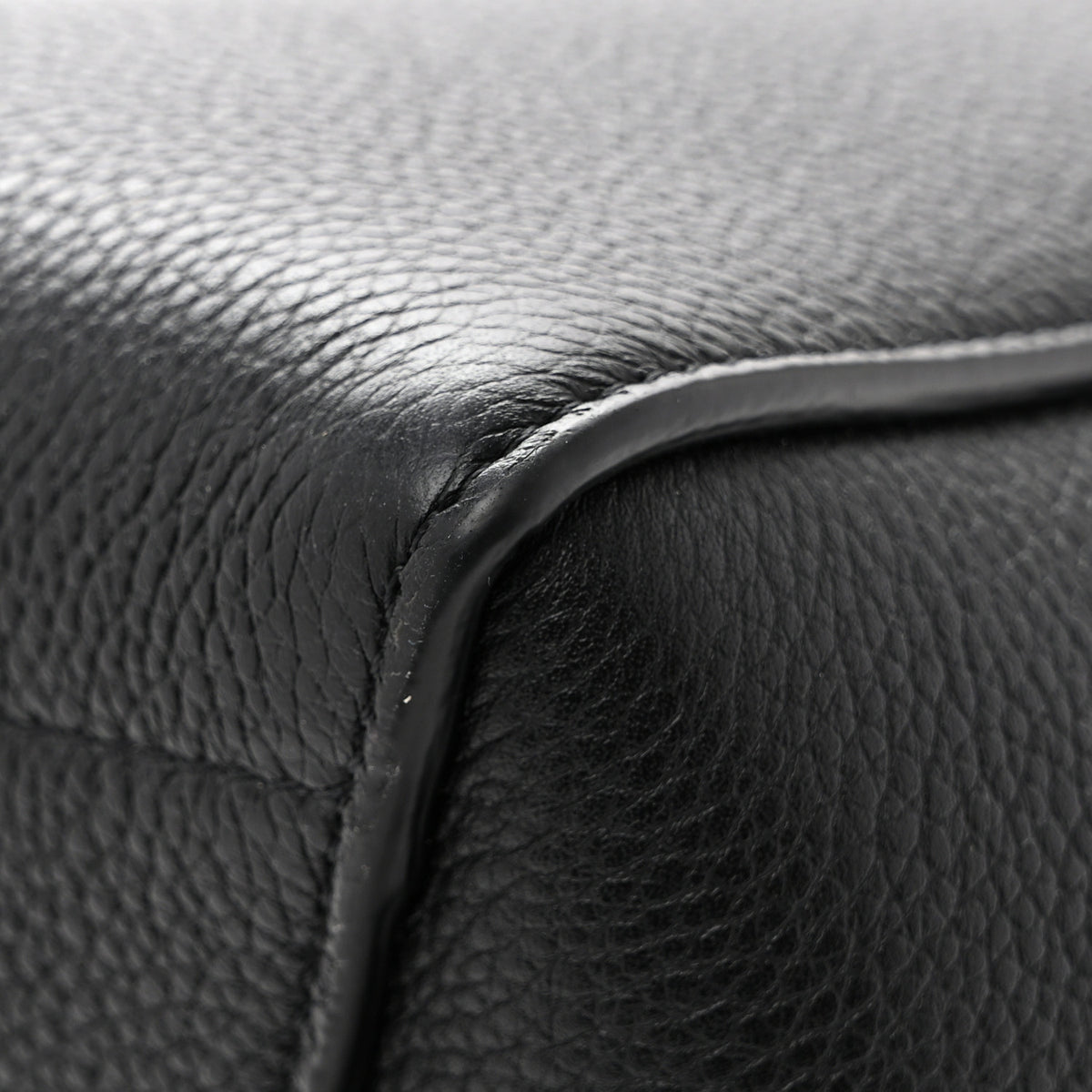 Celine Soft Grained Calfskin Sangle Bucket Bag Black 10 of 12