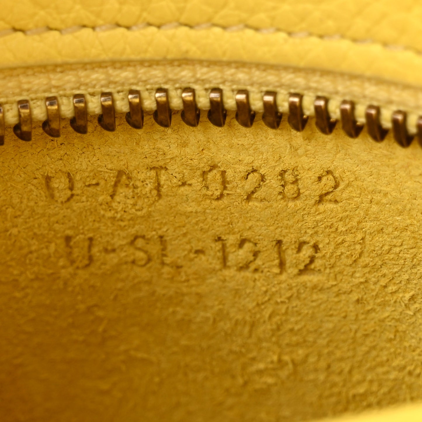 Drummed Calfskin Nano Luggage Acacia