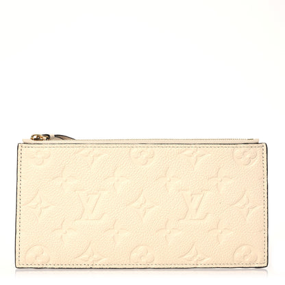 Louis Vuitton Empreinte Felicie Chain Wallet Zippered Insert Cream 1 of 7