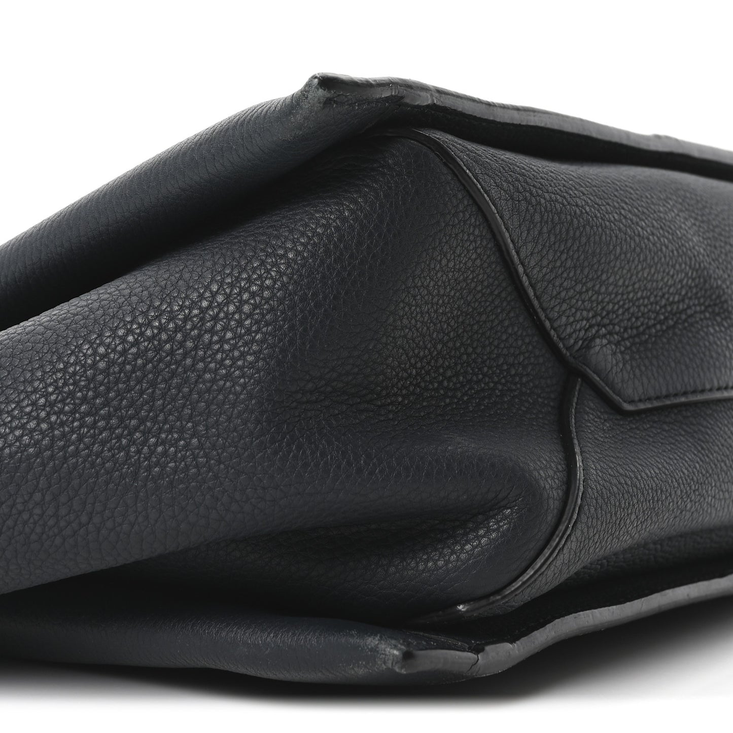 Smooth Calfskin Small Tri-Fold Bag Black