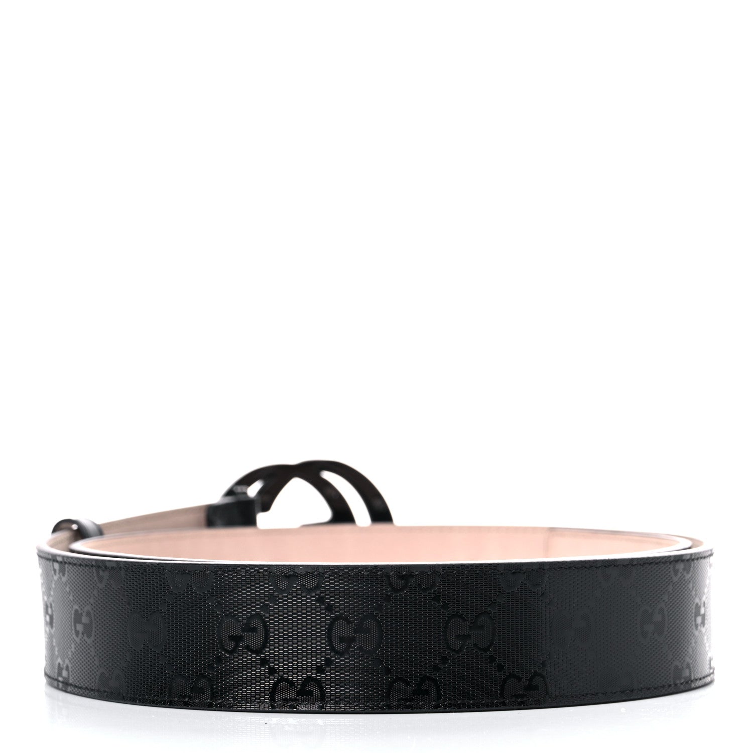Gucci Imprime Monogram Interlocking G Belt 105 42 Black 2 of 8
