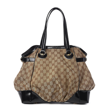 Gucci Monogram Full Moon Tote Black 1 of 13