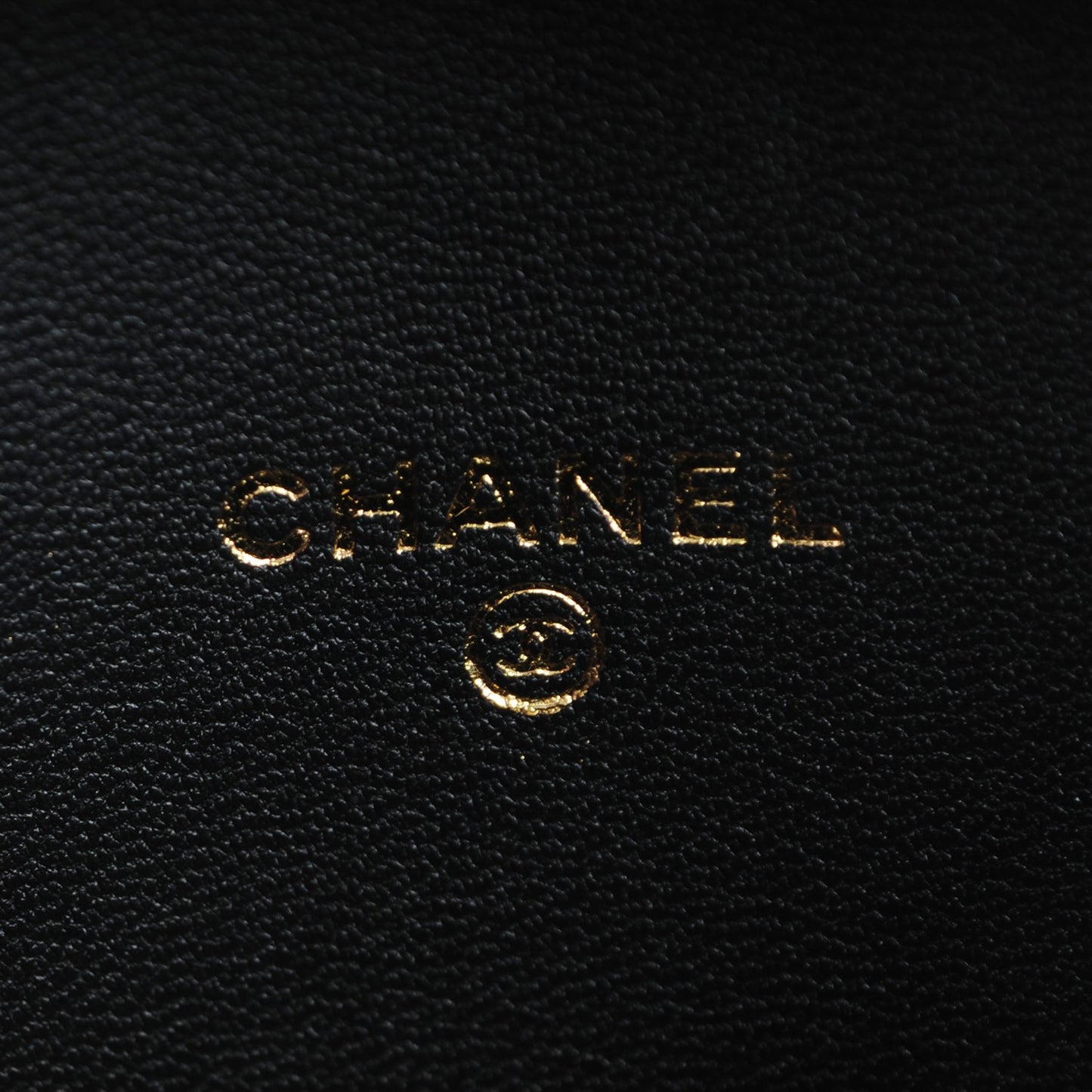 Lambskin Camellia Embossed iPad Case Black