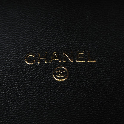 Chanel Lambskin Camellia Embossed iPad Case Black 5 of 8