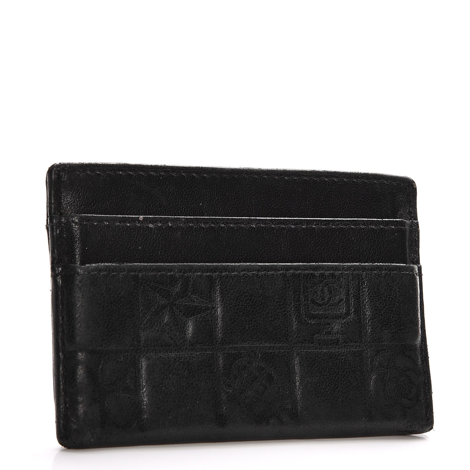 Chanel Lambskin Quilted Precious Symbols Card Holder Black 3 of 9