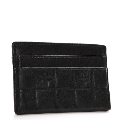 Chanel Lambskin Quilted Precious Symbols Card Holder Black 3 of 9