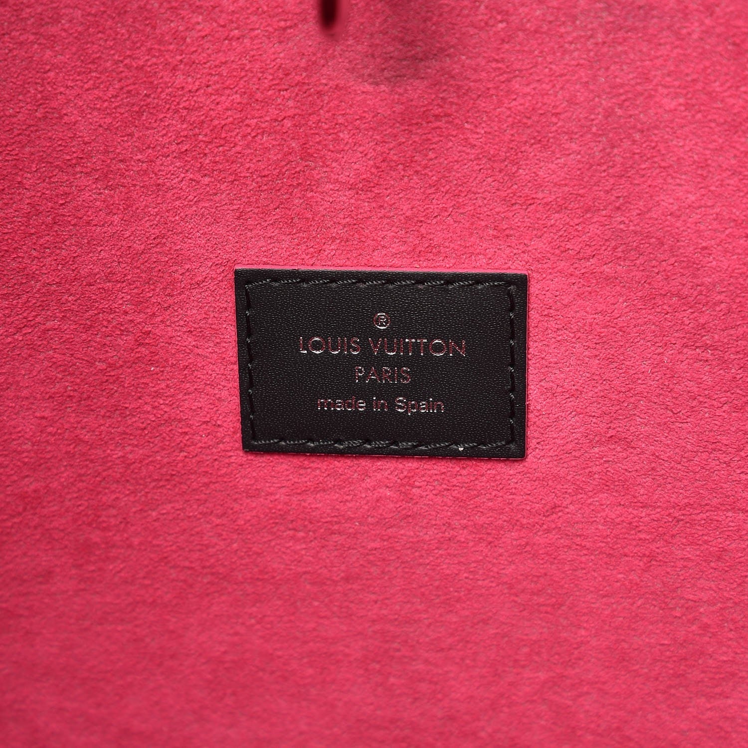 Louis Vuitton Epi Neverfull MM Black Hot Pink 7 of 11