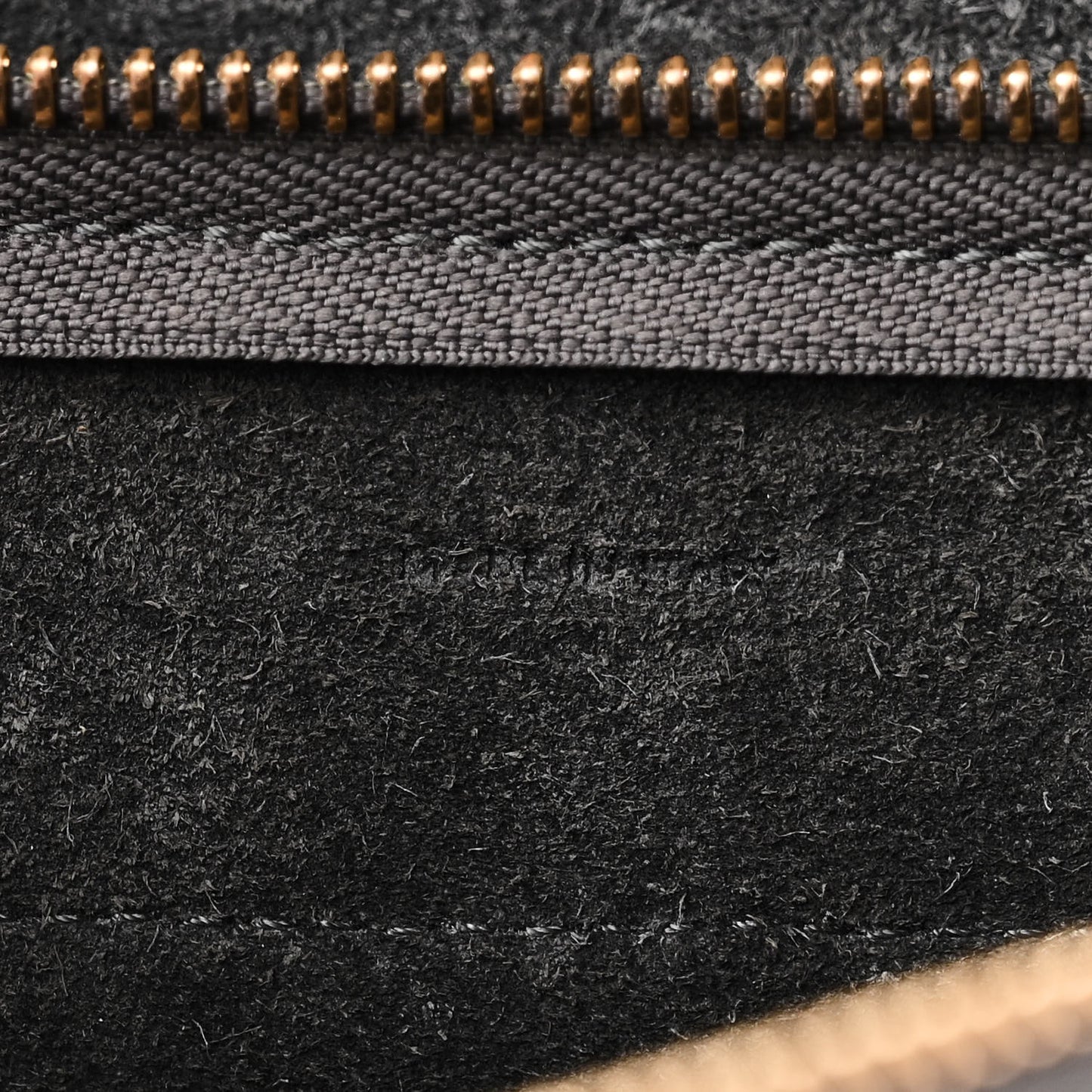 Grained Calfskin Nano Belt Bag Grey