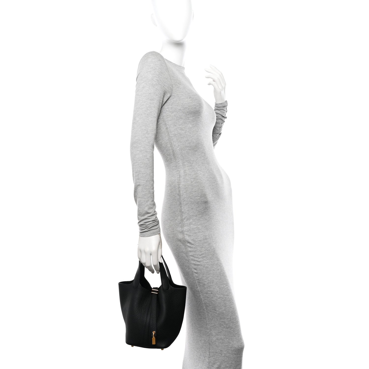 Hermes Taurillon Clemence Picotin Lock 18 PM Black 2 of 11