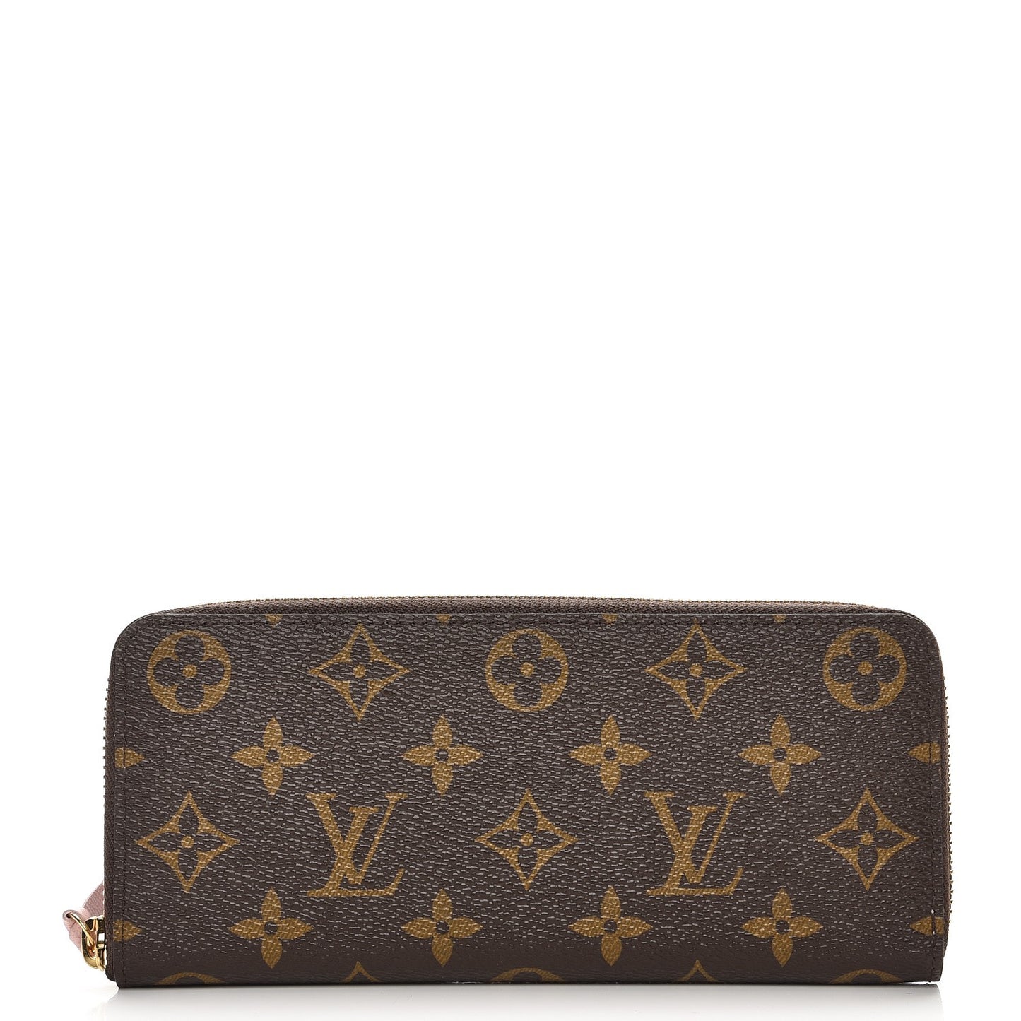 Monogram Clemence Wallet Rose Ballerine