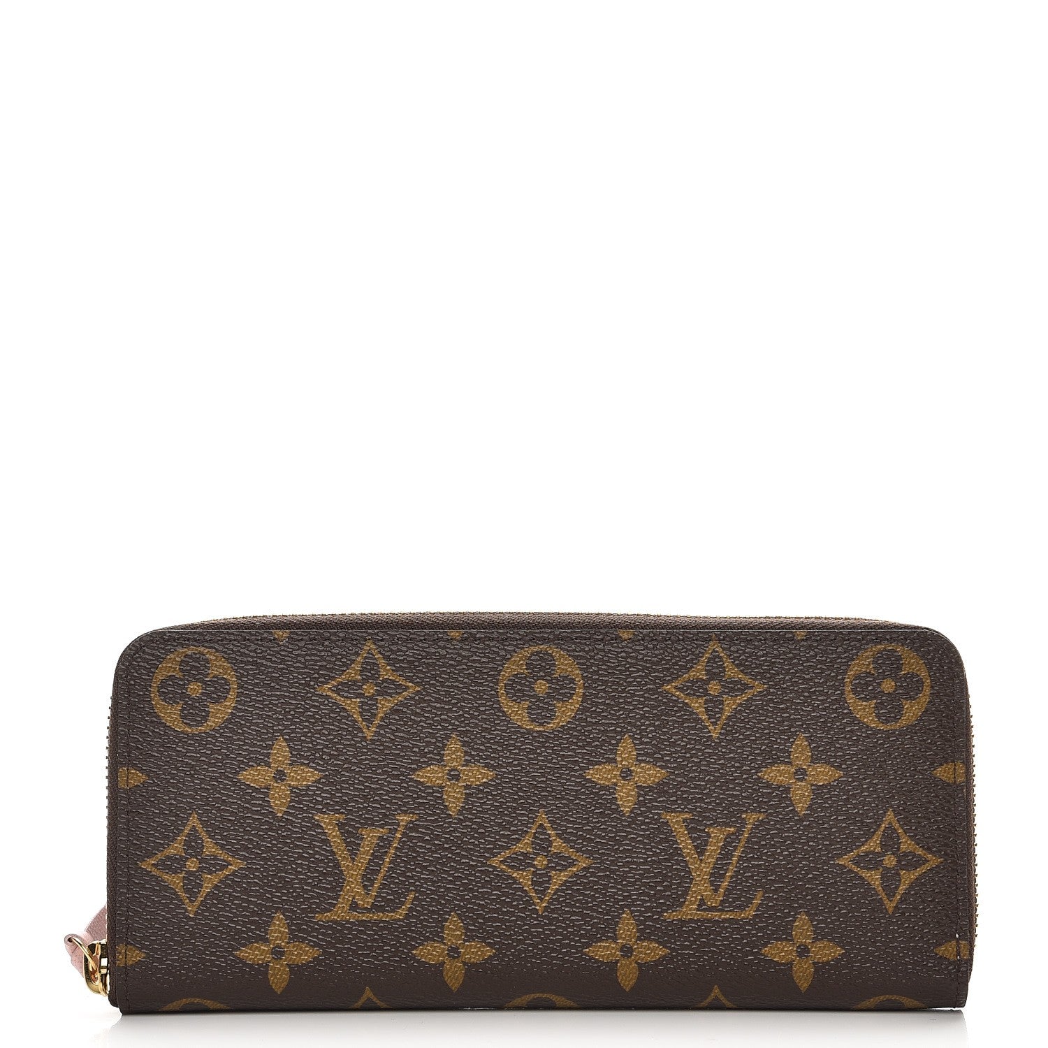 Louis Vuitton Monogram Clemence Wallet Rose Ballerine 1 of 8