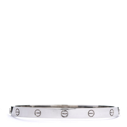 Cartier 18K White Gold LOVE Bracelet 20 3 of 6