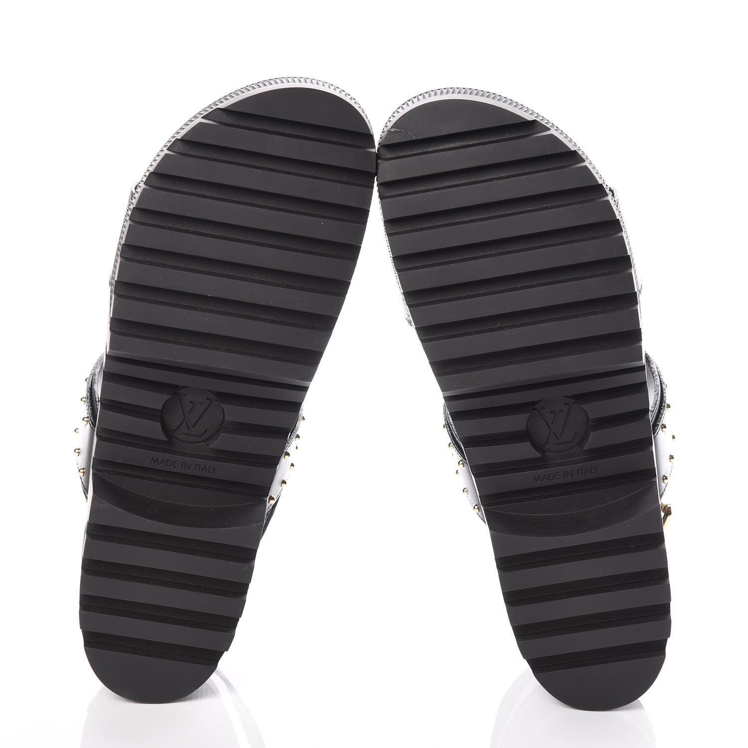 Louis Vuitton Calfskin Monogram Laureate Platform Sandals 40 Black 5 of 8
