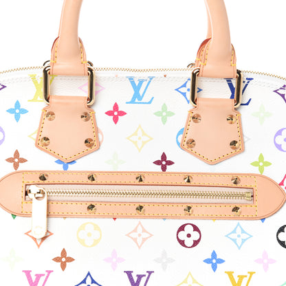 Louis Vuitton Monogram Multicolor Alma White 6 of 8