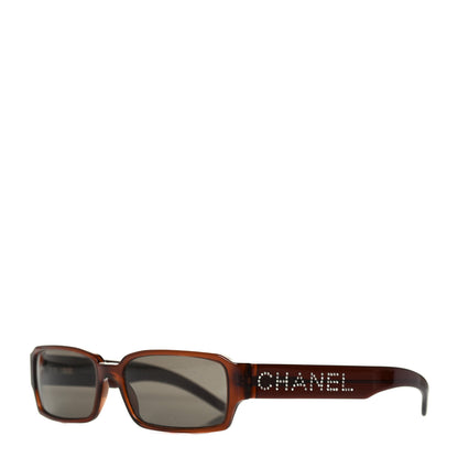 Chanel Acetate Crystal CC Sunglasses 5060-B Brown 1 of 4