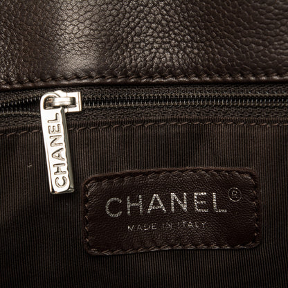 Chanel Caviar Quilted Grand Shopping Tote GST Brown 6 of 7