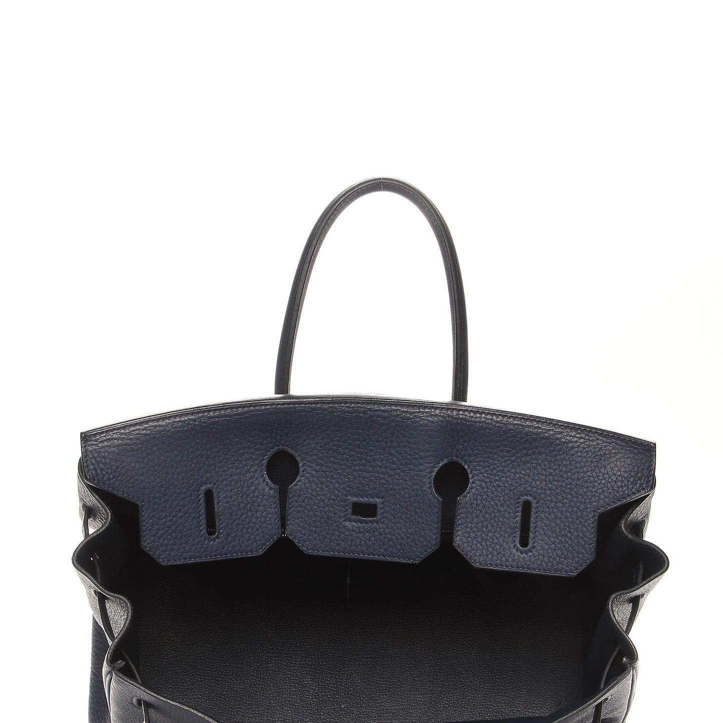 Taurillon Clemence Birkin 35 Bleu Abysse