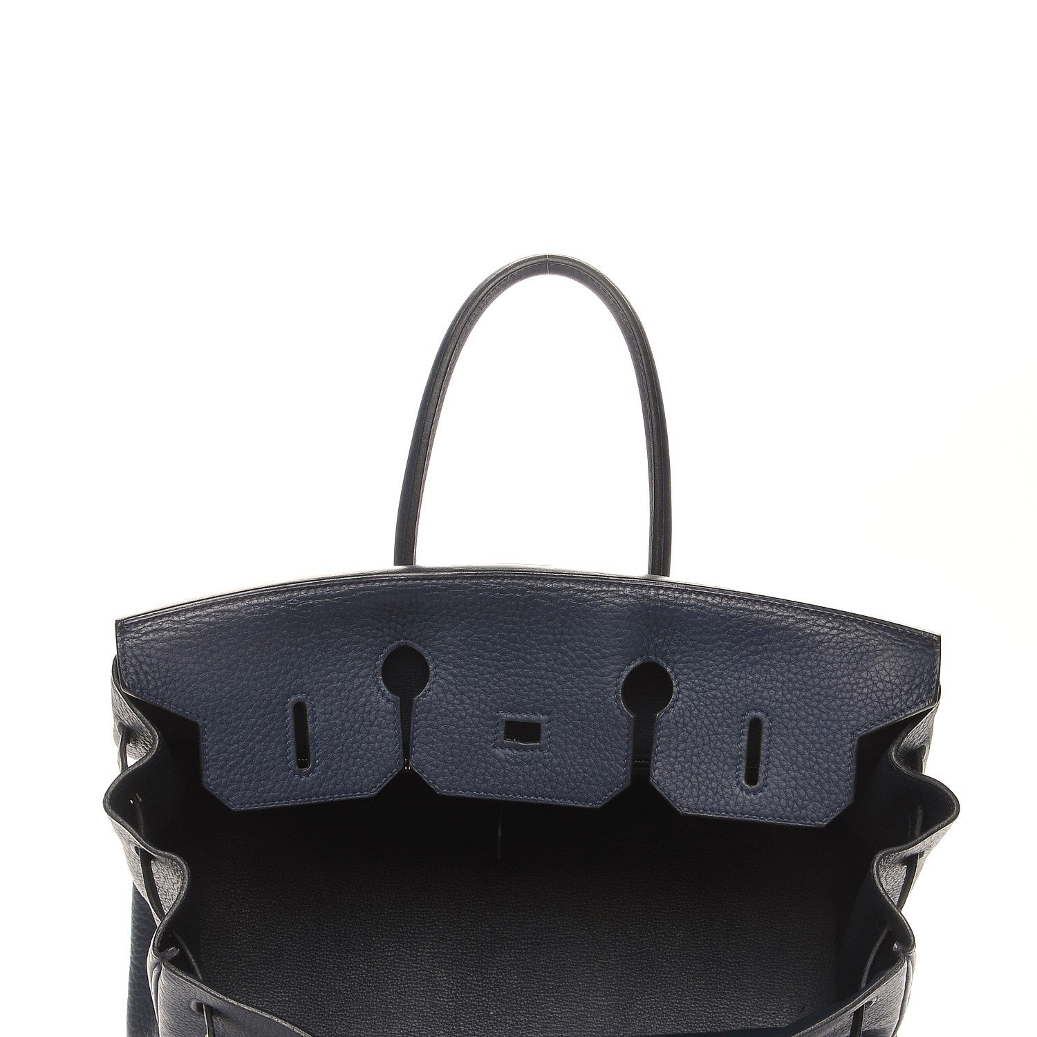 Hermes Taurillon Clemence Birkin 35 Bleu Abysse 7 of 27