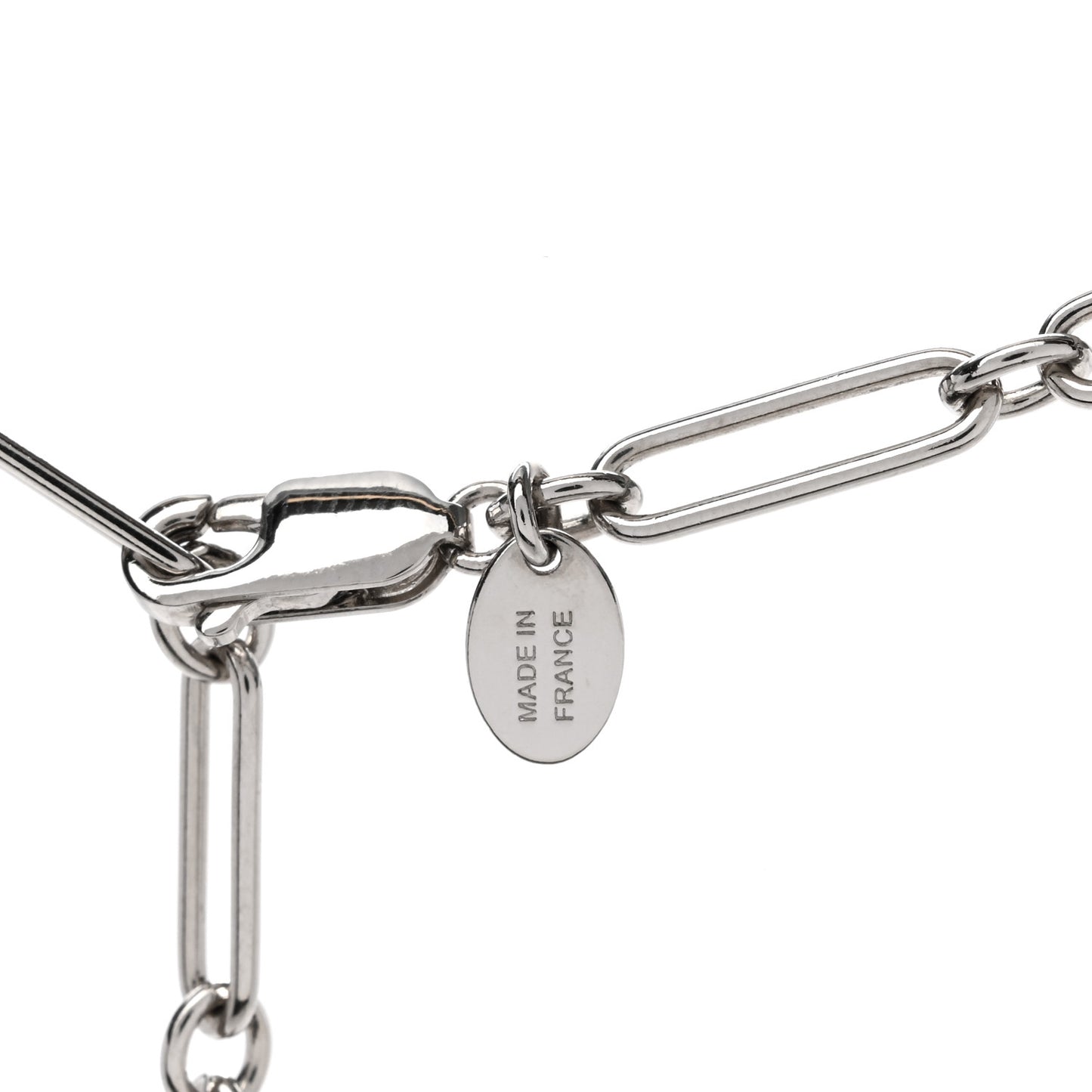 Palladium Curiosite Lantern Charm Pendant Necklace