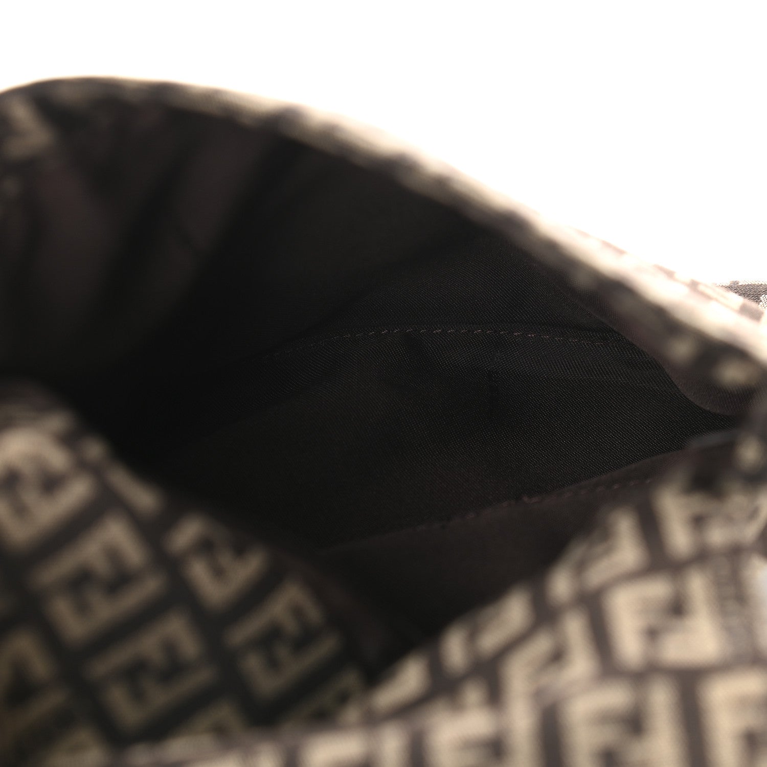 Fendi Zucchino Vitello Tube Messenger Bag Testa di Moro Beige 5 of 9
