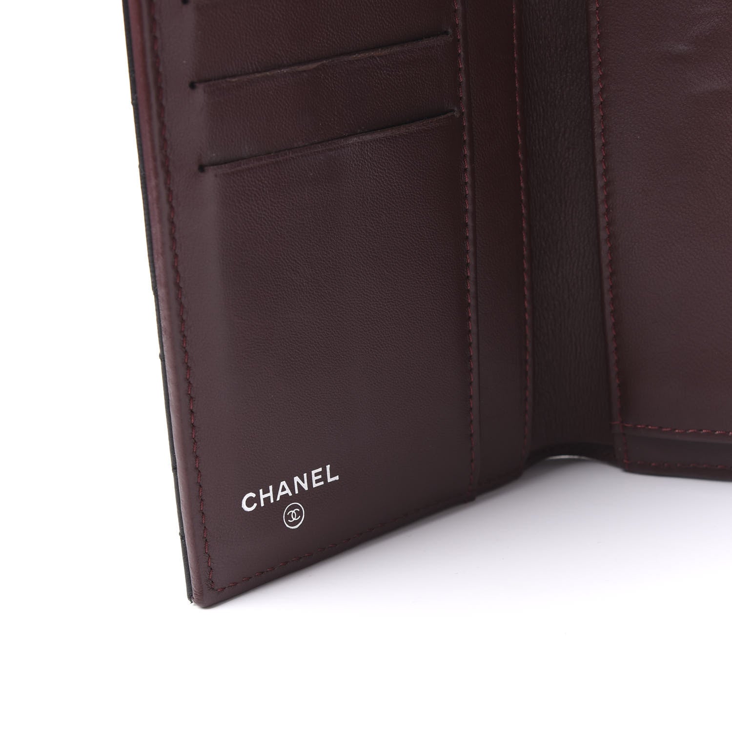 Chanel Lambskin Quilted Large Flap Wallet Black 7 of 11