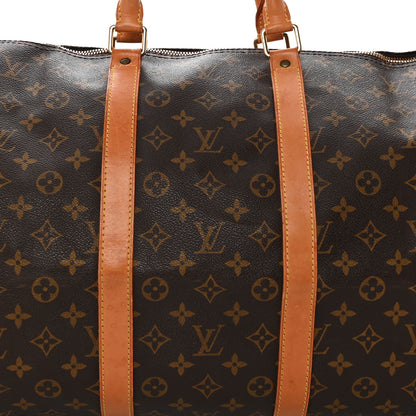 Louis Vuitton Monogram Keepall Bandouliere 55 7 of 18
