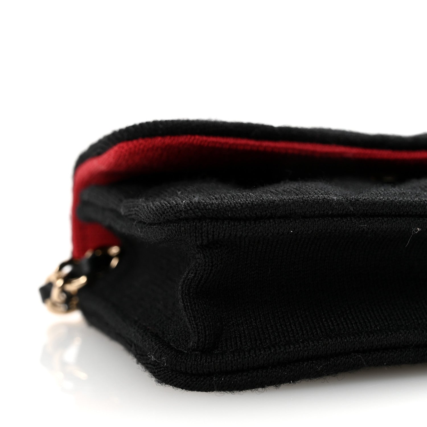 Chanel Jersey Quilted Micro Mini Flap Black 9 of 10