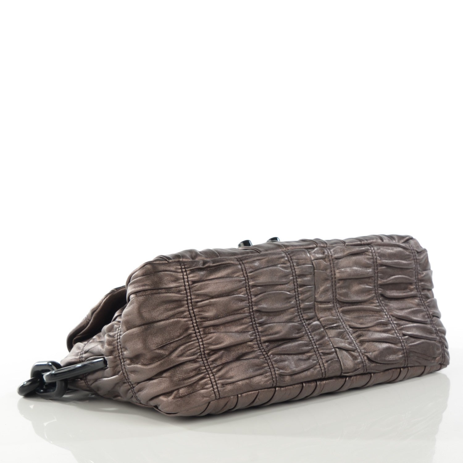 Prada Nappa Gaufre Mordore Shoulder Bag 4 of 7