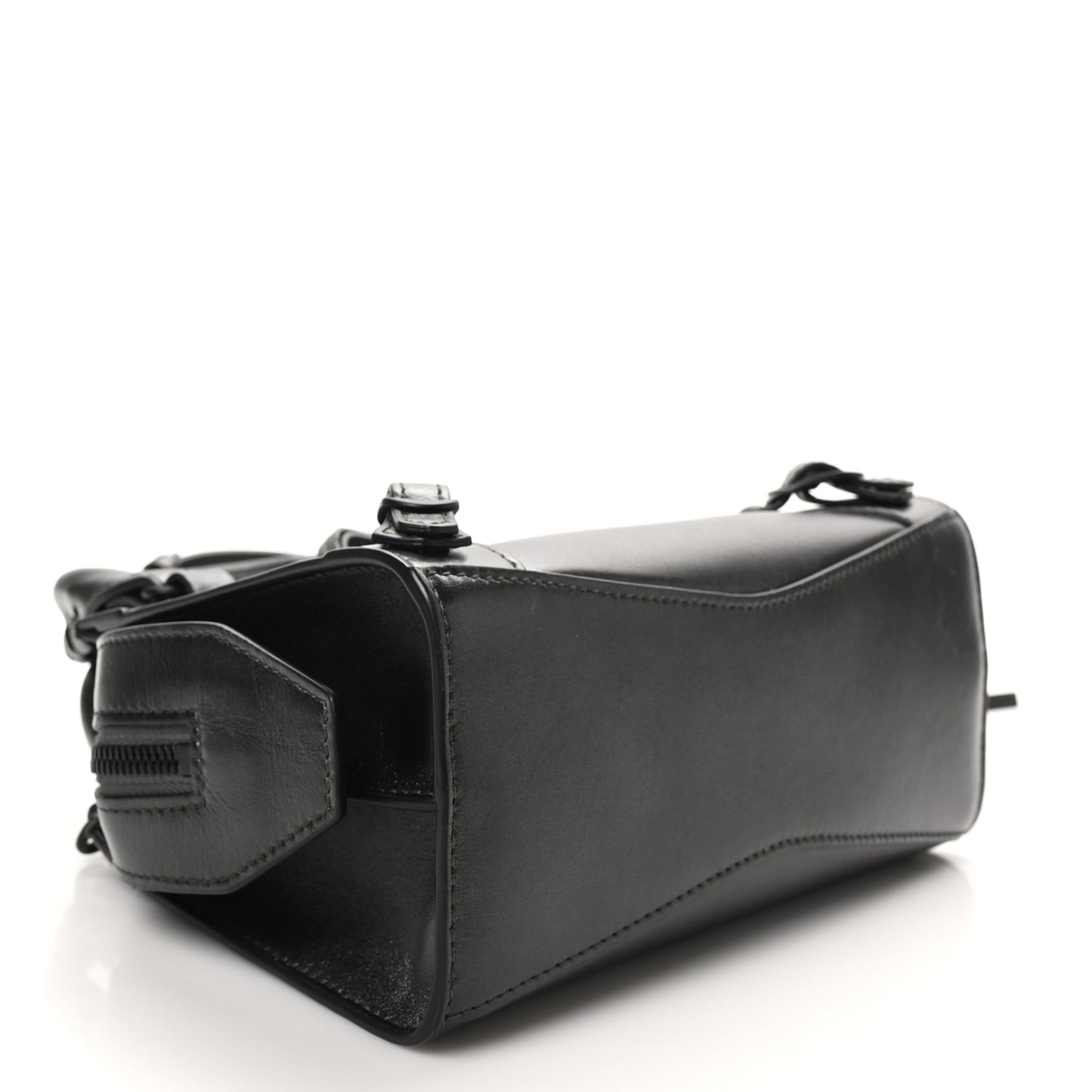 Smooth Calfskin Neo Classic Black Hardware Mini City Gunmetal