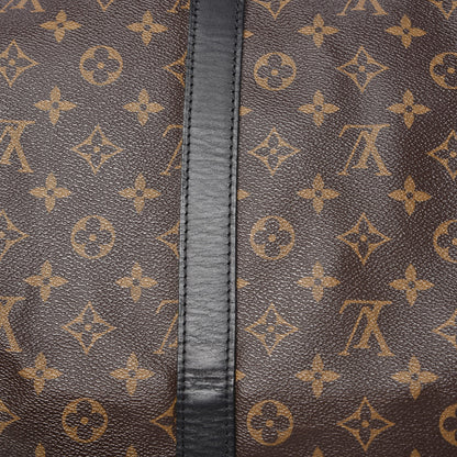 Louis Vuitton Monogram Macassar Keepall Bandouliere 55 8 of 15